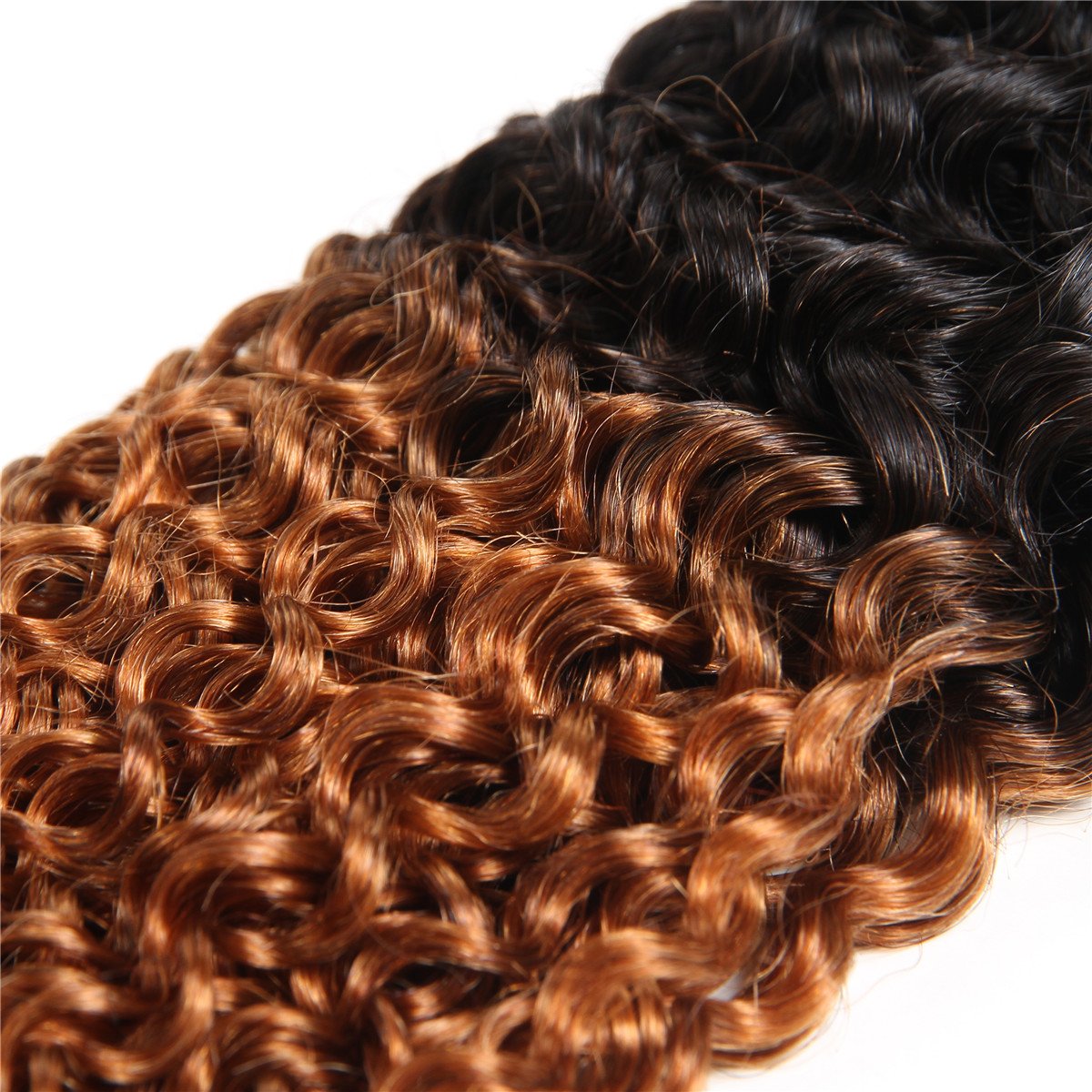 Set of 3 Jerry Curls Bundle Two tone Ombre T1B30i