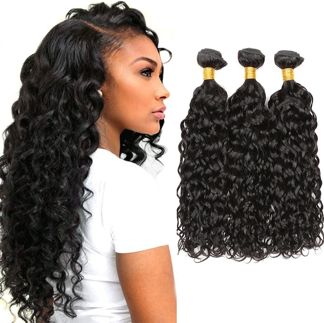 Set of 3 Water Wave Hair Bundle