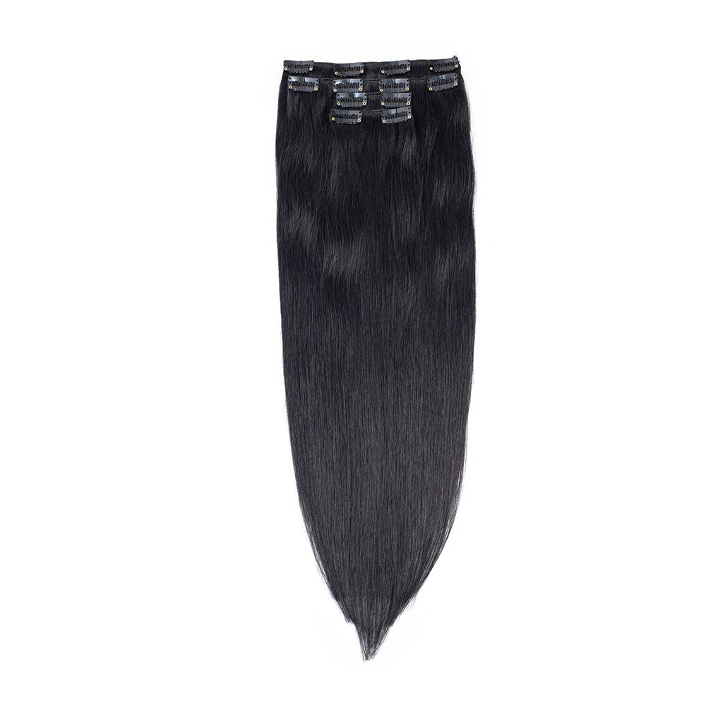 Raw Straight Clip-in Hair Extensions (Set of 8)